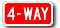 4 way sign